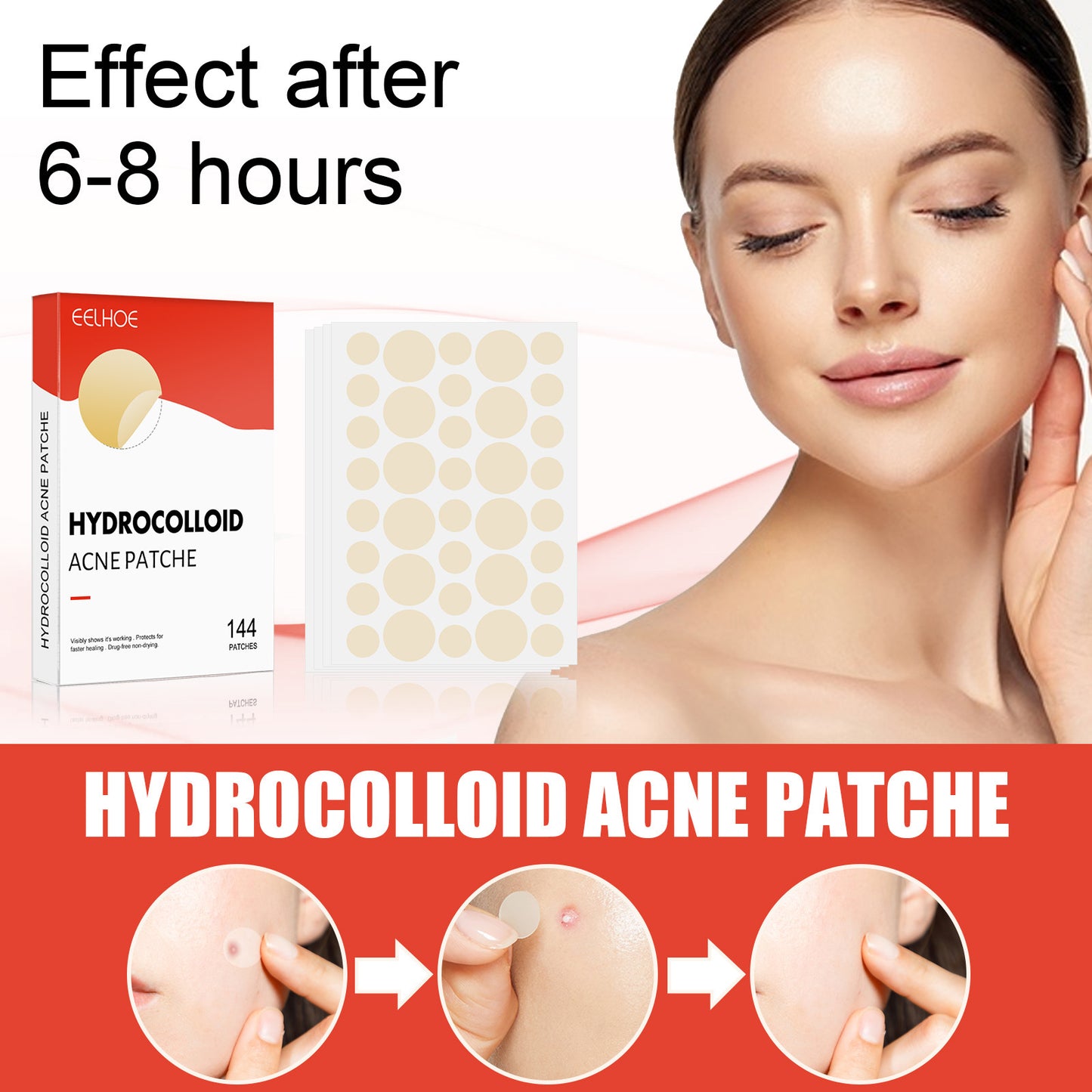 Hydrocolloid Acne Patch Makeup Closed Acne Patch