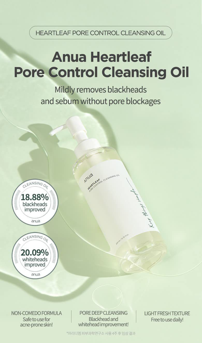 Pore Control Cleansing Oil Facial Cleanser